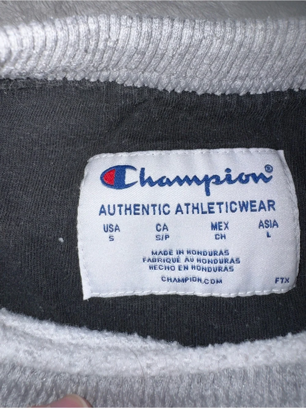 Mens Champion Crewneck Sweatshirts Bundle Gray & Red